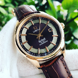 Đồng Hồ Nam Omega OM431.63.41.21.13.001 Dây Nâu